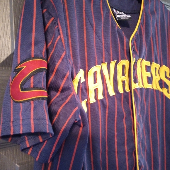 Cleveland Cavaliers NBA sports Pinstripe baseball jersey cavs number 70 medium - Picture 2 of 5